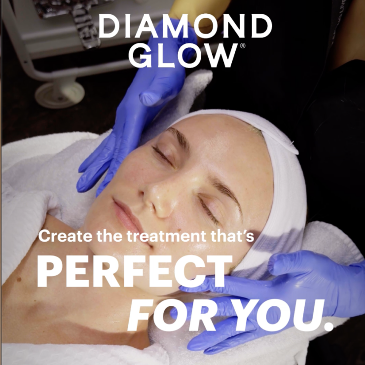 DiamondGlow facial treatment at Derick Dermatology