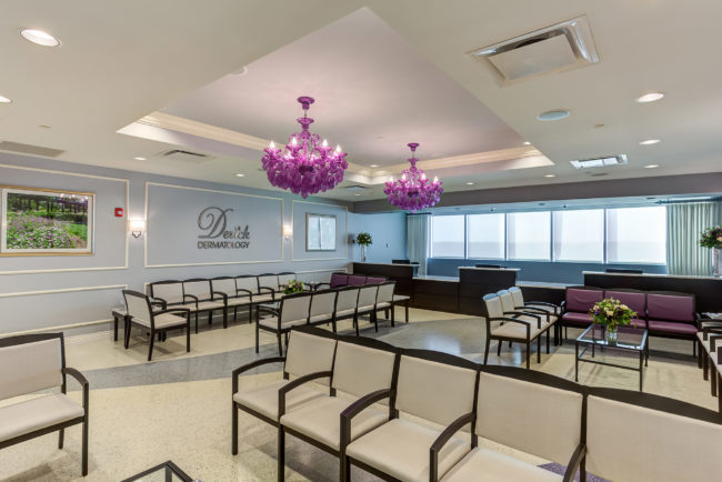 Elgin Dermatology Elgin location waiting room