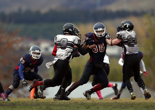Acne from Athletic Gear (Mechanical Acne) mechanical acne can be caused by football gear