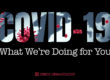 COVID-19: What We’re Doing for You